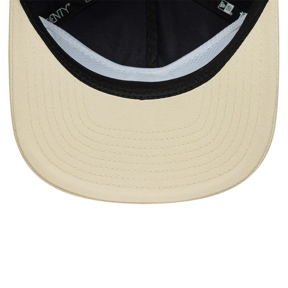 Pictured is this New Era Washed Graphic 19TWENTY cap in navy & cream. 5