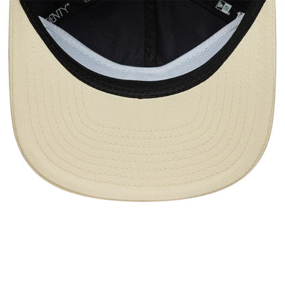 Pictured is this New Era Washed Graphic 19TWENTY cap in navy & cream. 5