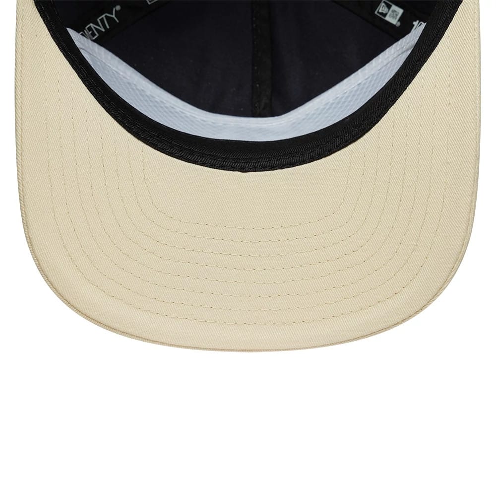 Pictured is this New Era Washed Graphic 19TWENTY cap in navy. 5