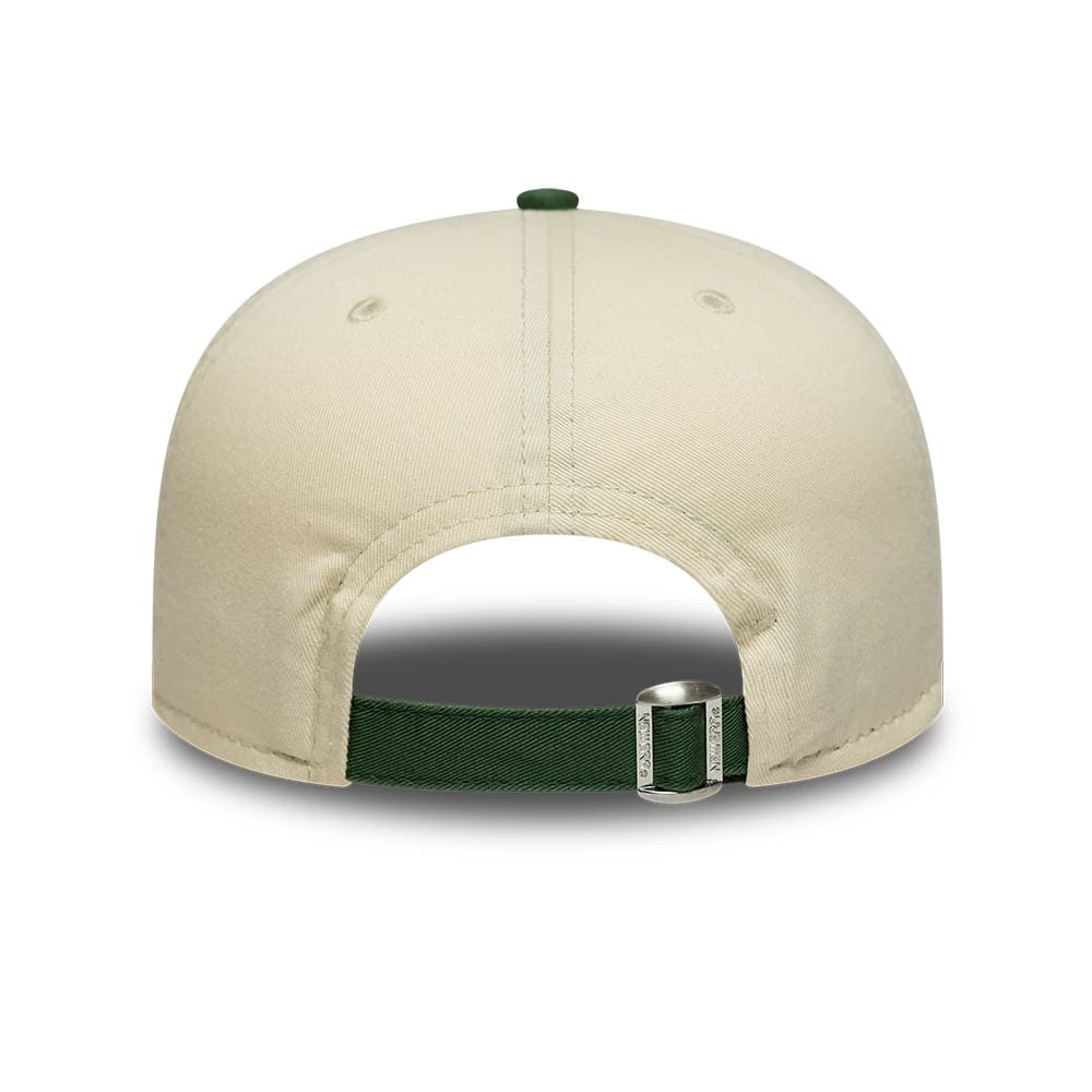 Pictured is this New Era Washed Graphic 19TWENTY cap in cream. 4