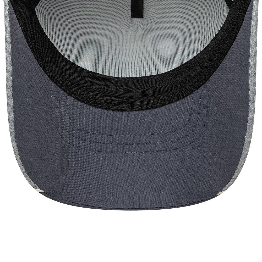 Pictured is this New Era Tech 9FORTY M-Crown A-Frame cap in grey. 5