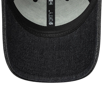Pictured is this New Era Denim 9FORTY cap in black. 5