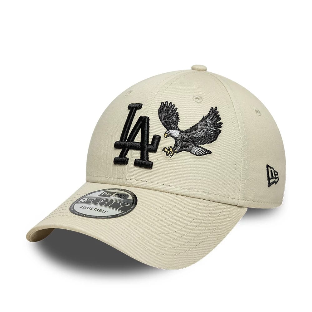 Pictured is this MLB Outdoor Icon LA Dodgers 9FORTY cap in cream. 1