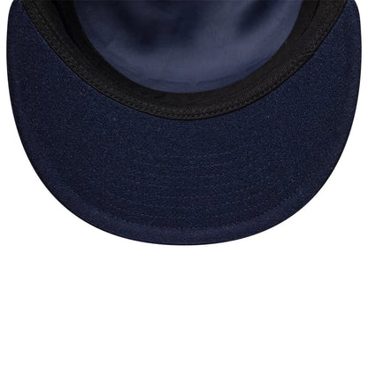 Pictured is this New Era Pin Pillbox Adjustable cap in navy. 6