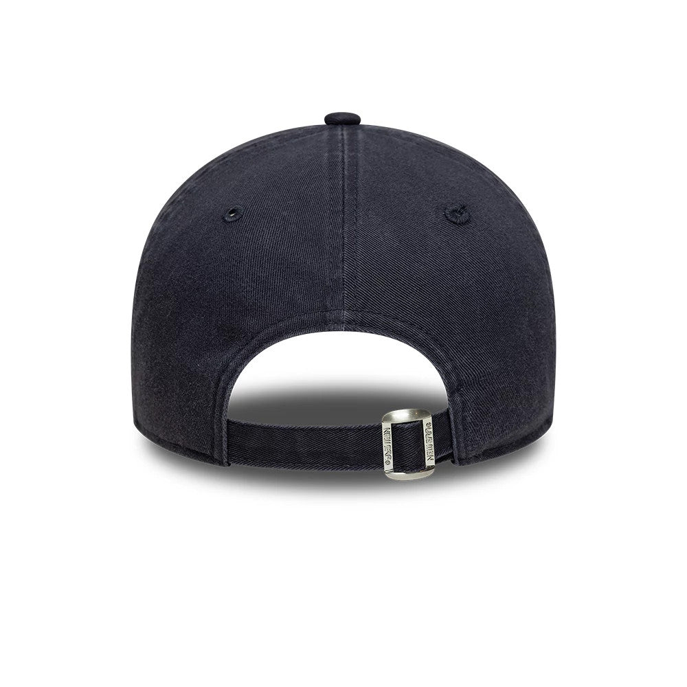 Pictured is this MLB Distressed Denim New York Yankees 9TWENTY cap in navy. 4