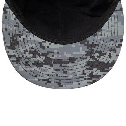 Pictured is this New Era X Gore-Tex Dogear 59FIFTY Fitted cap in grey camo. 9