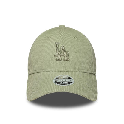Pictured is this Womens MLB Cord LA Dodgers 9FORTY cap in pastel green. 2