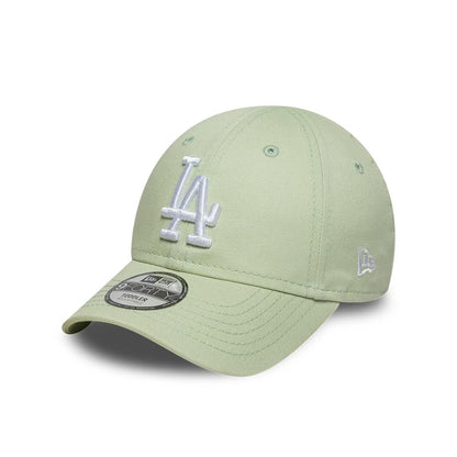 Pictured is this Toddler MLB League Essential LA Dodgers 9FORTY cap in pastel green. 1