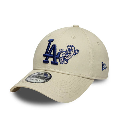 Pictured is this MLB Food Icon LA Dodgers 9FORTY cap in cream. 1