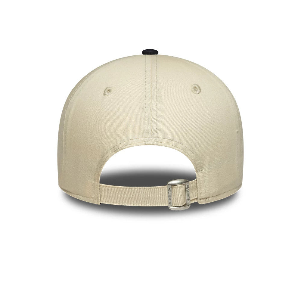 Pictured is this Womens MLB LA Dodgers 9TWENTY A-Frame cap in cream & black. 4