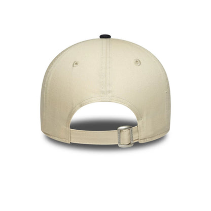 Pictured is this Womens MLB LA Dodgers 9TWENTY A-Frame cap in cream & black. 4