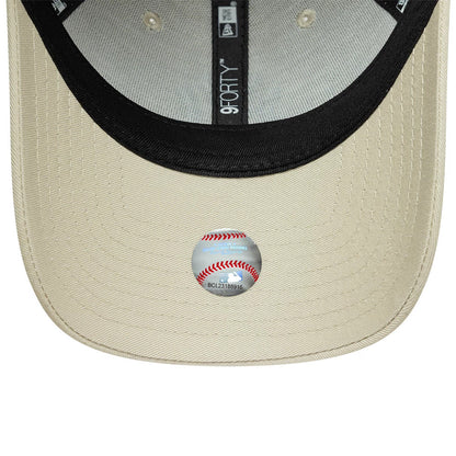 Pictured is this MLB League Essential New York Yankees 9FORTY cap in cream. 5