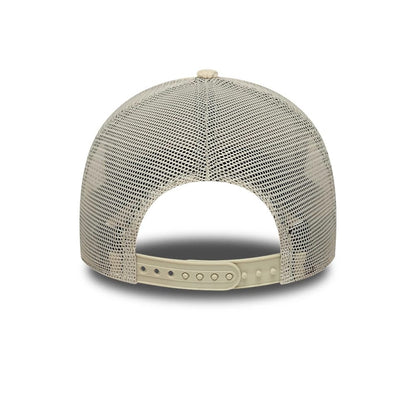 Pictured is this MLB Cord LA Dodgers 9FORTY A-Frame Trucker cap in cream. 4