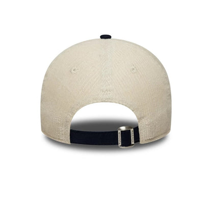 Pictured is this New Era Cord Mix 9TWENTY cap in cream & navy. 4