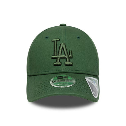 Pictured is this Youth MLB LA Dodgers 9FORTY M-Crown cap in dark green. 2
