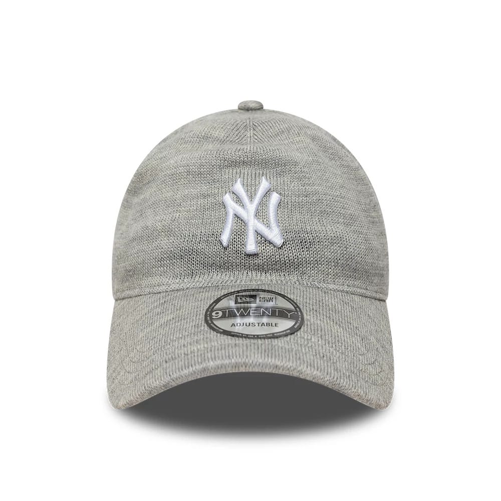 Pictured is this MLB Knitted New York Yankees 9TWENTY A-Frame cap in grey. 2
