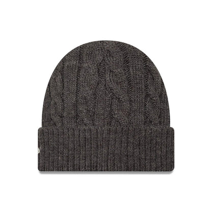 Pictured is this MLB Short LA Dodgers Skull Knit Beanie hat in charcoal. 2