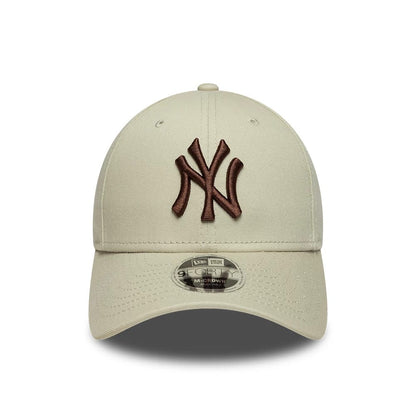 Pictured is this MLB New York Yankees 9FORTY M-Crown cap in cream. 2
