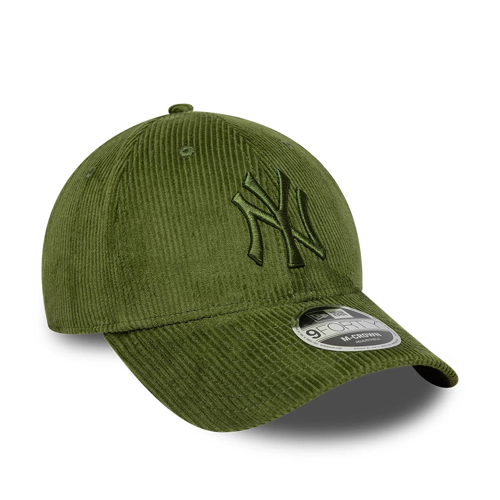 Pictured is this MLB Cord New York Yankees 9FORTY M-Crown cap in green. 3