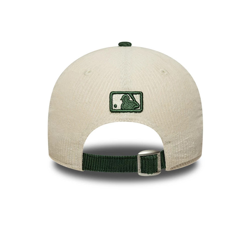 Pictured is this MLB Cord LA Dodgers 9FORTY M-Crown cap in cream & green. 4