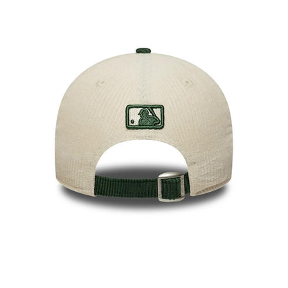 Pictured is this MLB Cord LA Dodgers 9FORTY M-Crown cap in cream & green. 4