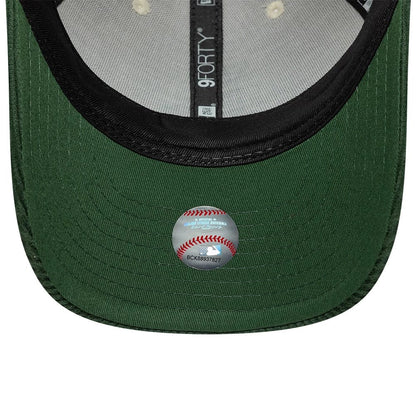 Pictured is this MLB Cord LA Dodgers 9FORTY M-Crown cap in cream & green. 5