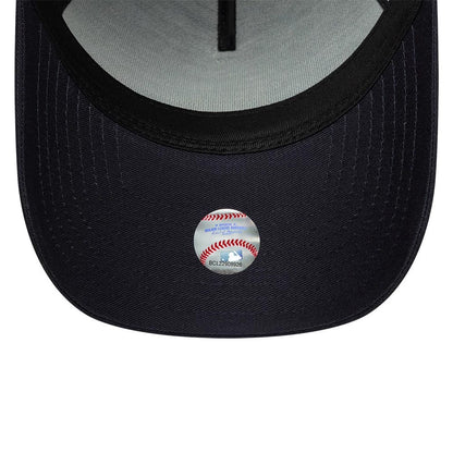 Pictured is this MLB Metallic Outline LA Dodgers 9FORTY A-Frame cap in navy. 5