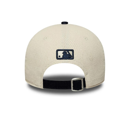 Pictured is this MLB Cord New York Yankees 9FORTY M-Crown cap in white & black. 4