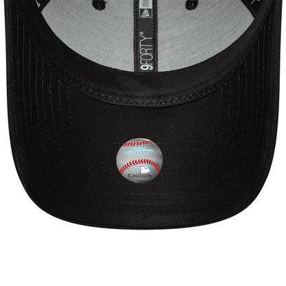Pictured is this Womens MLB Tortoise Infill LA Dodgers 9FORTY cap in black. 5