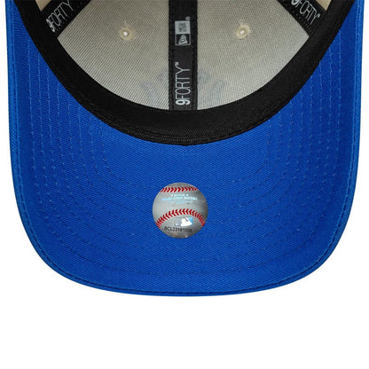 Pictured is this Youth MLB League Essential New York Yankees 9FORTY cap in cream & blue. 5
