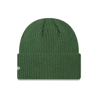 Pictured is this MLB Wide New York Yankees Cuff Knit Beanie hat in dark green. 2