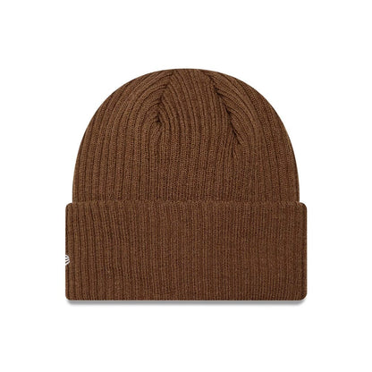 Pictured is this MLB Wide LA Dodgers Cuff Knit Beanie hat in brown. 2