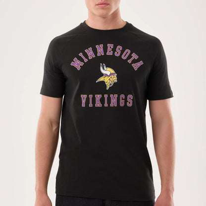 The model is wearing this NFL Sideline 2026 Minnesota Vikings T-Shirt in black. 4