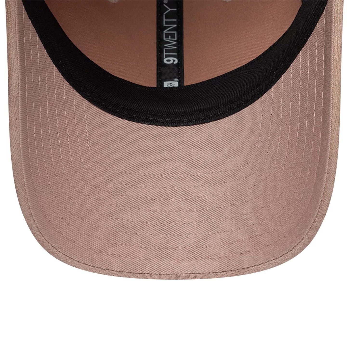 Pictured is this Womens New Era Textured 9TWENTY cap in Dusty Pink. 7