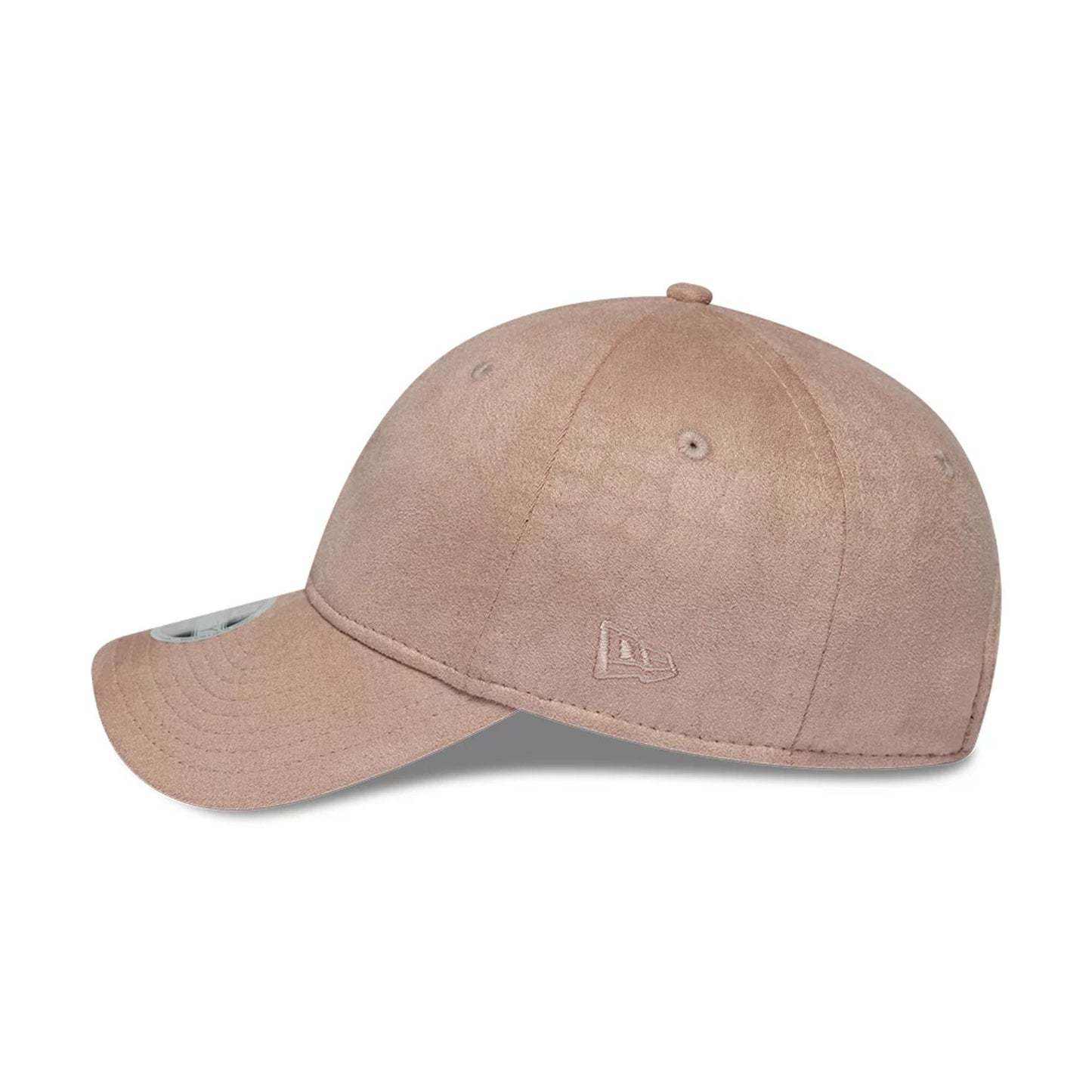 Pictured is this Womens New Era Textured 9TWENTY cap in Dusty Pink. 4