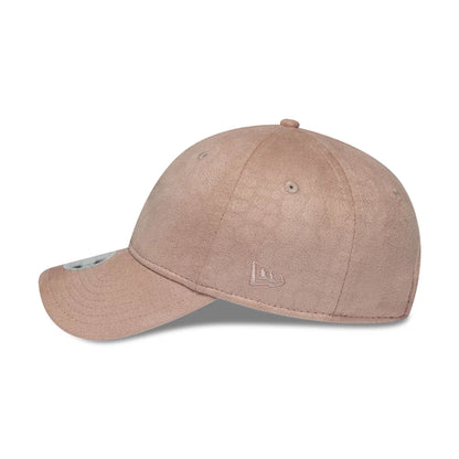 Pictured is this Womens New Era Textured 9TWENTY cap in Dusty Pink. 4