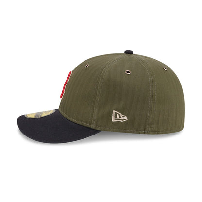 Pictured is this MLB American Herringbone Boston Red Sox 59FIFTY Fitted cap in green. 6