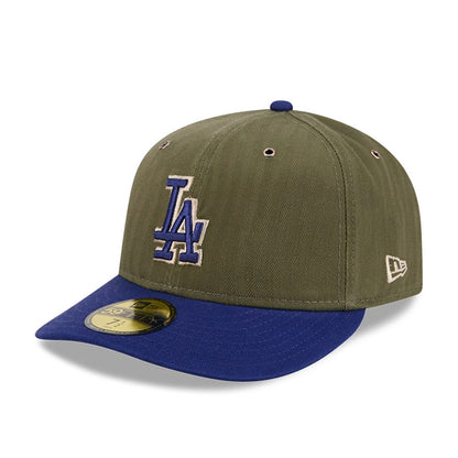 Pictured is this MLB American Herringbone LA Dodgers 59FIFTY Fitted cap in green. 4