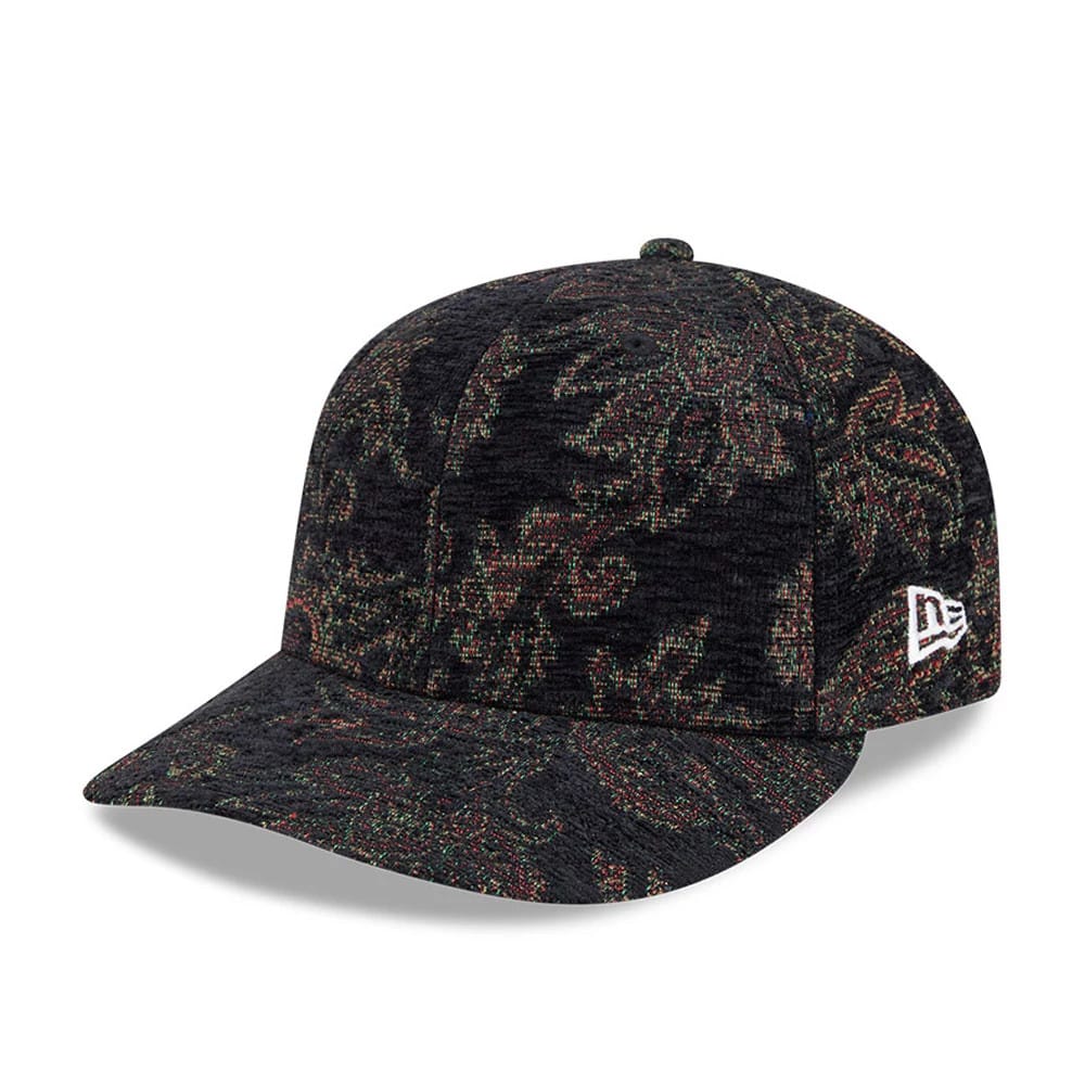 Pictured is this New Era Jacquard Chenille 59FIFTY Fitted cap in black. 1