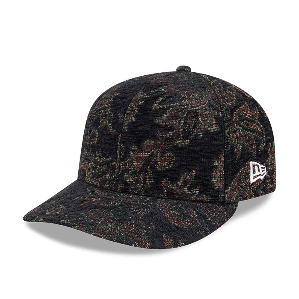 Pictured is this New Era Jacquard Chenille 59FIFTY Fitted cap in black. 1