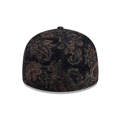 Pictured is this New Era Jacquard Chenille 59FIFTY Fitted cap in black. 7