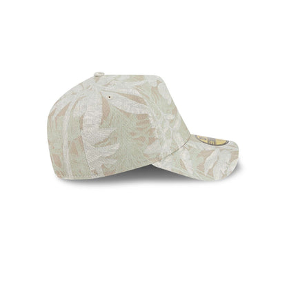 Pictured is this New Era Leafy Palm 59FORTY A-Frame Fitted cap in light beige. 7