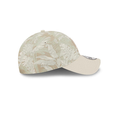 Pictured is this MLB Leafy Palm LA Dodgers 9TWENTY Adjustable cap in light beige. 6