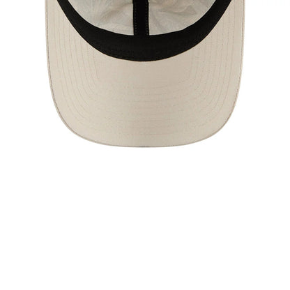 Pictured is this New Era Leafy Palm 9TWENTY Adjustable cap in light beige. 7