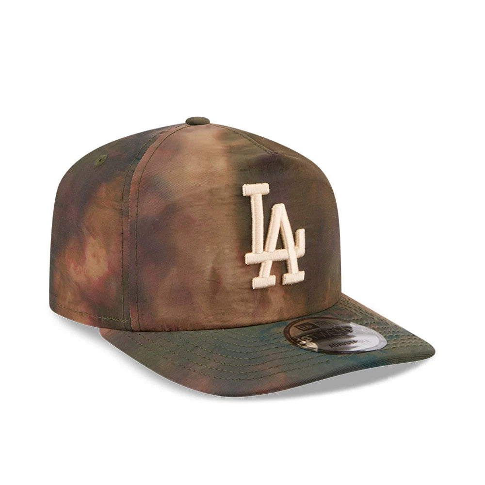 Pictured is this MLB Nylon Wash Dye LA Dodgers 19TWENTY Adjustable cap in open green. 3