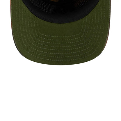 Pictured is this MLB Nylon Wash Dye LA Dodgers 19TWENTY Adjustable cap in open green. 7