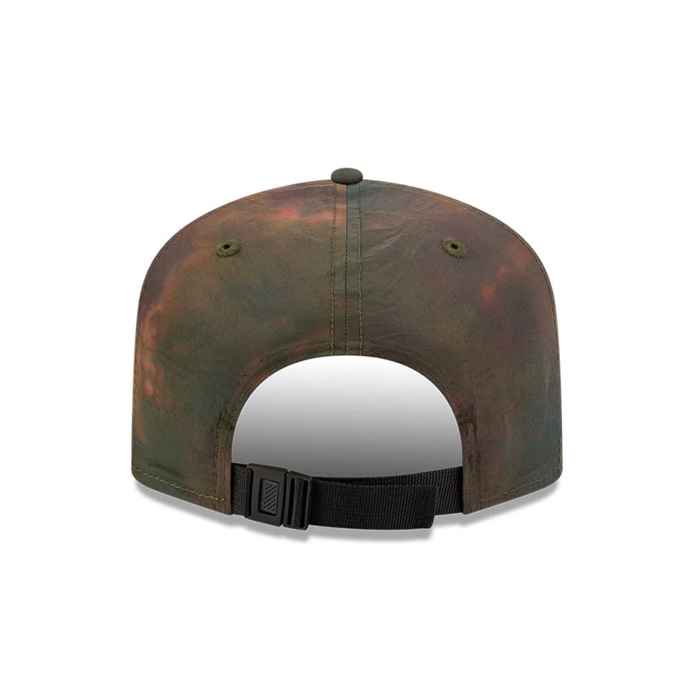 Pictured is this New Era Nylon Wash Dye 19TWENTY Adjustable cap in open green. 4