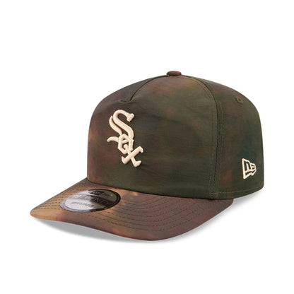 Pictured is this MLB Nylon Wash Dye Chicago White Sox 19TWENTY Adjustable cap in open green. 1