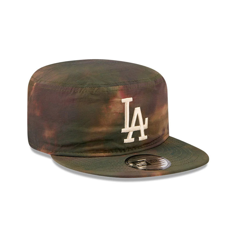 Pictured is this MLB Nylon Wash Dye LA Dodgers Painter cap in open green. 3