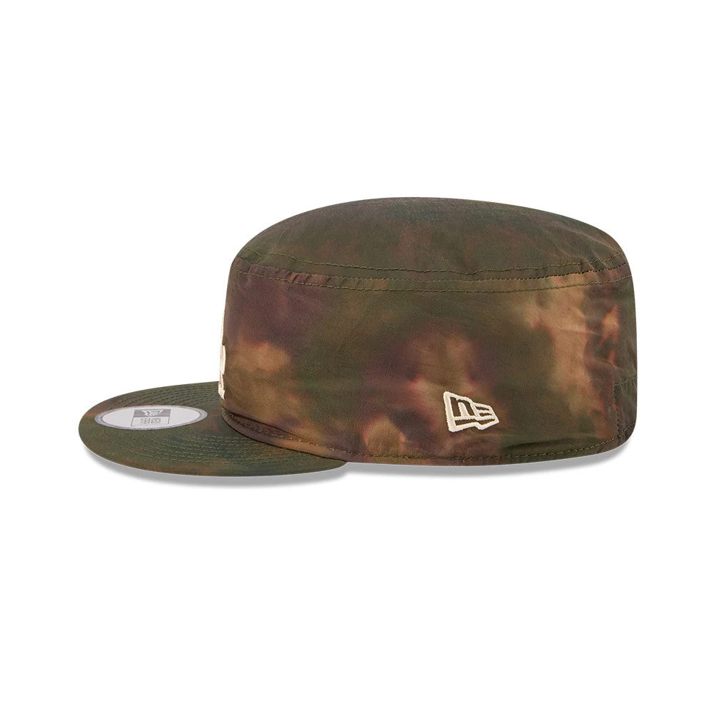 Pictured is this MLB Nylon Wash Dye LA Dodgers Painter cap in open green. 5